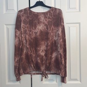 Brushed Long Sleeve Top